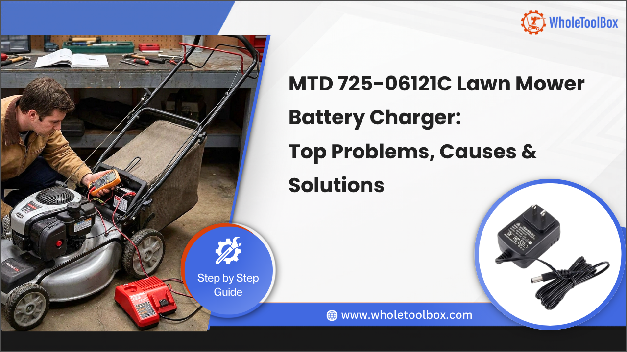 MTD 725-06121C Lawn Mower Battery Charger: Top Problems, Causes & Solutions